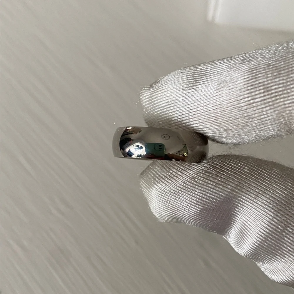 Stainless Steel Wide Dome Ring Tarnish Resistant Hypoallergenic Minimalist 6mm